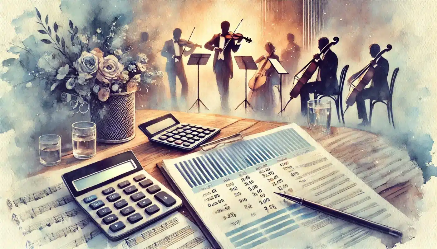 wedding music budgeting