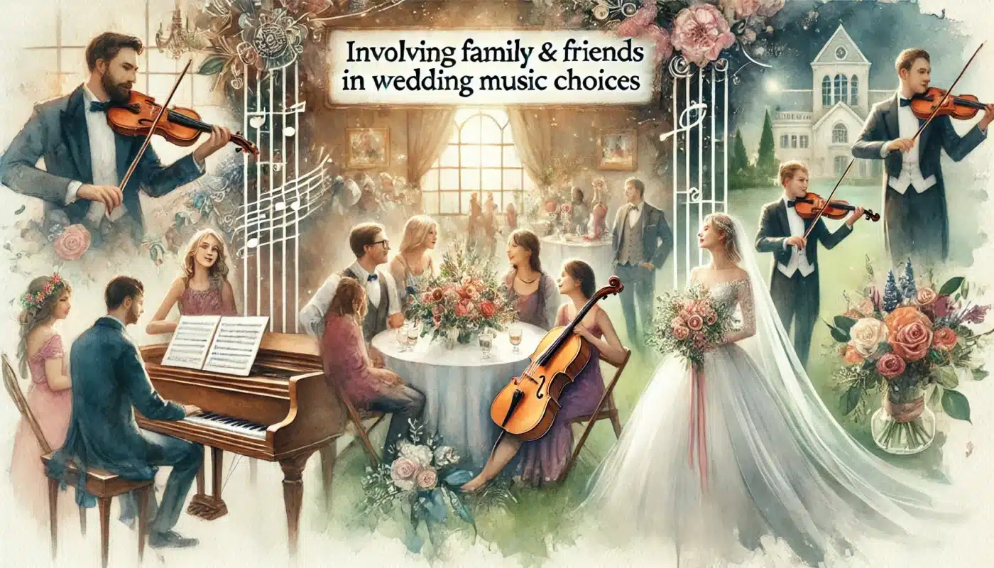 How to Include Family and Friends in Your Wedding Music Choices