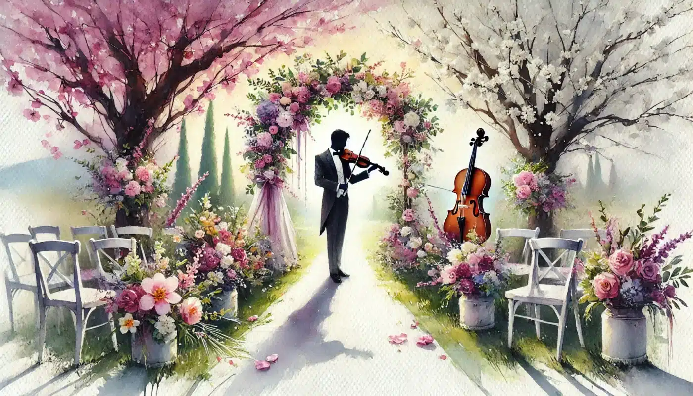 Spring Wedding Violinist photo