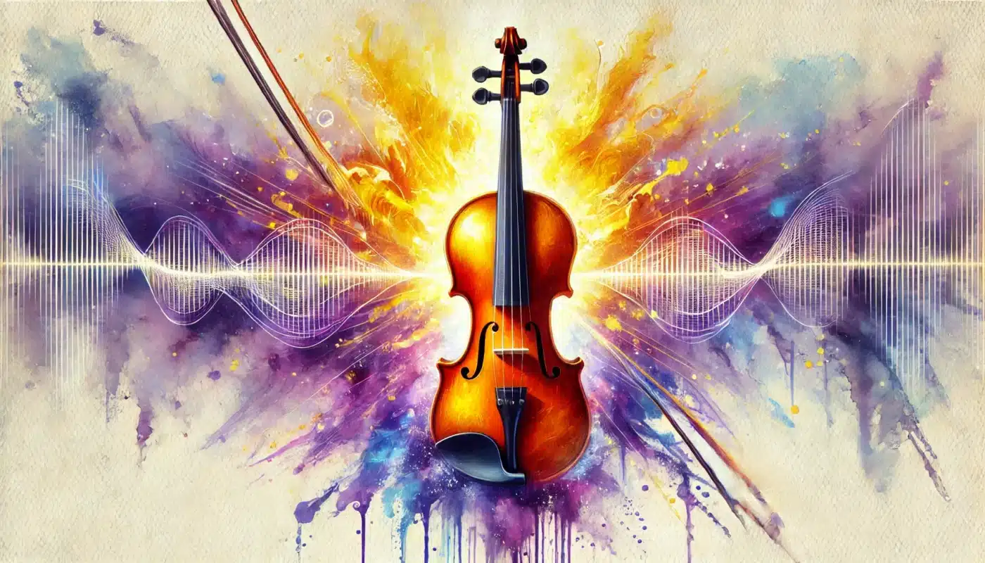 Bright and Brilliant Sound of the Violin